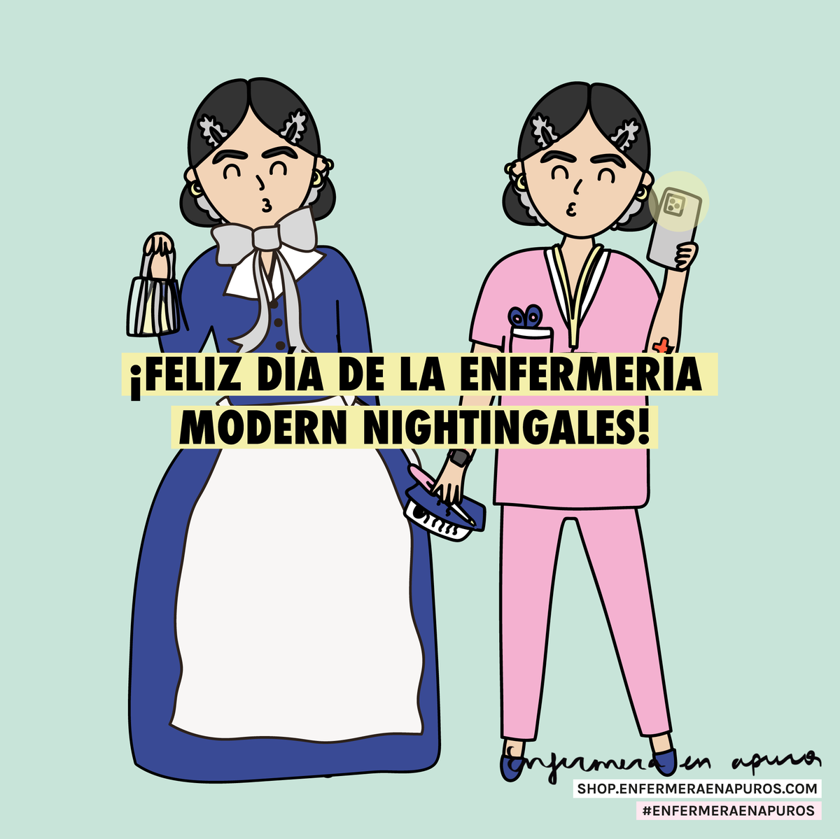 Feliz día a todas las Nightingales modernas. 🪔💉
Porque juntas estamos cambiandolo todo.
Porque paso a paso, seguimos evolucionando, mejorando y aspirando a más y más.
Feliz Día de la Enfermería.
Feliz Año de la Enfermería.
Nunca olvidaremos lo que ha pasado este año, compañeras
