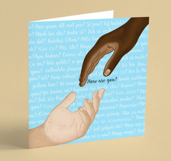 aviladianacards's tweet photo. How are you? How are you staying connected with the world?
https://t.co/RrN8Y993Ng
💙
#blackgreetingcards #languages #communication #cardsofcolour #diversity #greetingcards #representationmatters #aviladiana #supportblackbusiness #mentalhealth #love #staysafe #stayhome https://t.co/KS3fViLhH9