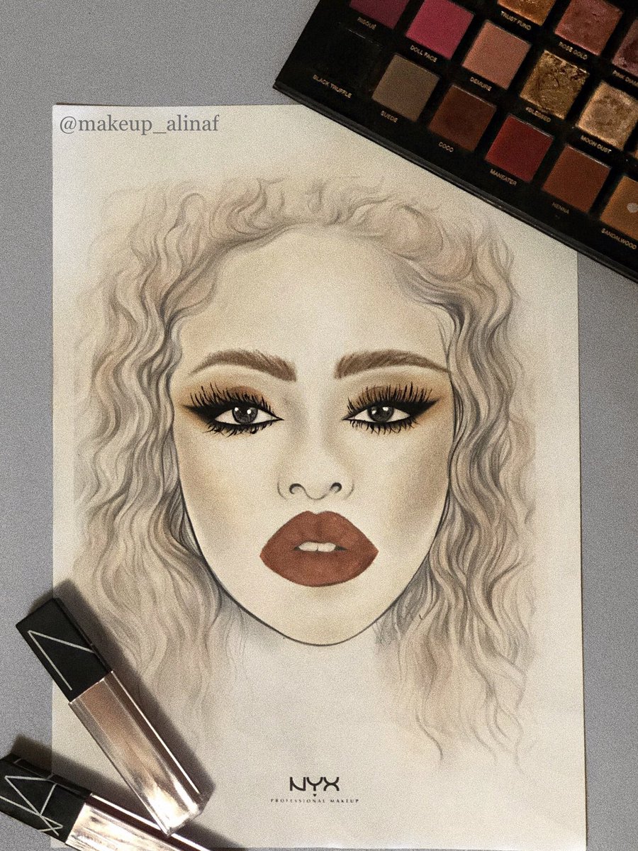 AlinaFrant's tweet photo. ✨ #facechart #makeup https://t.co/rc0tdBCt5A