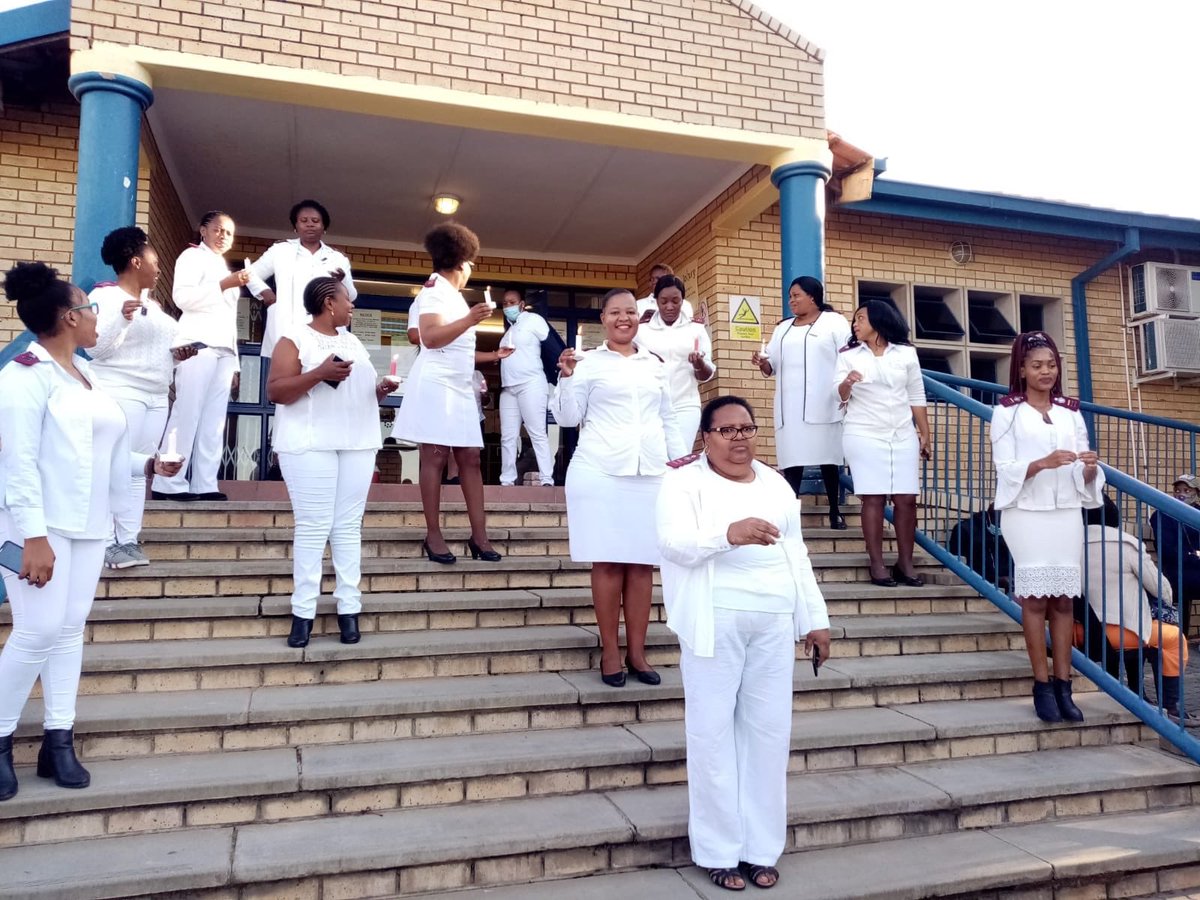 GeoffMakhubo's tweet photo. Thank you to our amazing nurses for dedicating their lives to the @CityofJoburgZA, for being on the frontlines during this #Covid19 pandemic. We truly appreciate you. Let’s all honor their heroic work and #StaySafe, #StayHome &amp; #HlapaMatsoho https://t.co/nLtErmk62t