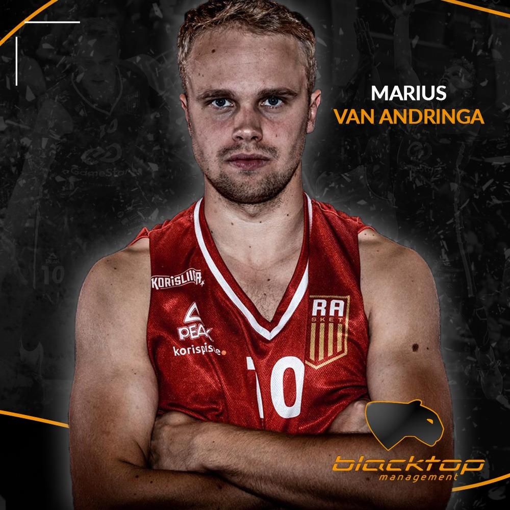 BlacktopMgmt's tweet photo. Marius Van Andringa signs a 1+1 contract in France! The 3pt specialist averaged 12.8ppg in Finland this year and is expected to be a key player for his new club of CEP Lorient. Congrats @VanAndringa on the deal! ⚫️🔝Fam #blacktopfamily #loyaltyoveroyalty #fiba #sniper #france https://t.co/Js32XI2qDW