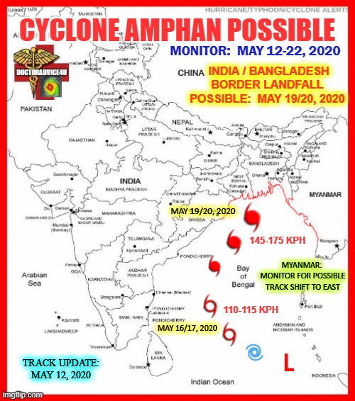GlobalCyclones's tweet photo. *#MYANMAR: #CycloneAmphan #Amphan
-#CyclonicStormAmphan #AmphanCyclone #Burma #Nicobar #Andaman #PortBlair #Irrawaddy #Yangon #Rangoon #Twantay #Thanlyin #Yelekyun #Seikma #Dawnyein #Yatopa #Zijar #Kwinbet #Kuntido #Payala #Einme #90B
- BLOG/MAPS/SATELLITE
https://t.co/AX08RPltSB https://t.co/u0T5Z0MV5d