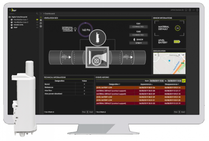 🔥 PACK IoT : Monitoring de système de ventilation 🔥

- Capteurs LoRaWAN DELTA P adeunis®
- Réseau privé (gateway) ou public (Orange/Objenious)
- Plateforme de Monitoring IoThink Solutions

👇 Plus d'informations 👇
lnkd.in/erbfQ7r

#adeunis #kheiron #cta #vmc #iot