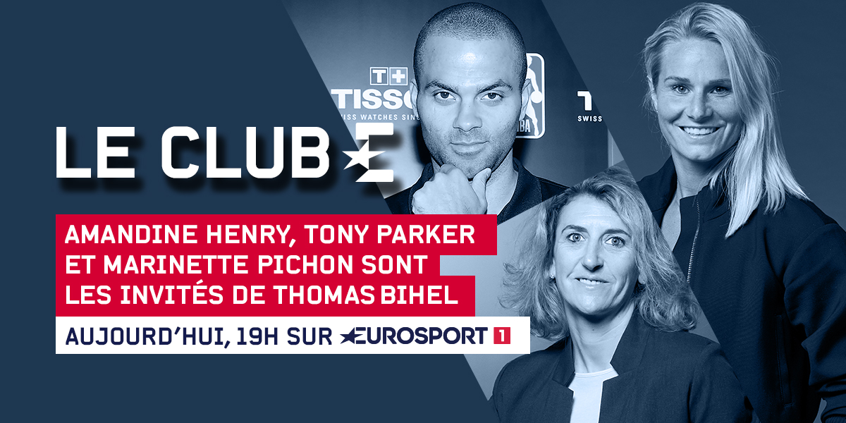 Eurosport France (@eurosport_fr) on Twitter photo Aujourd'hui, <a href="/tonyparker/">Tony Parker</a>, <a href="/amandinehenry6/">AMANDINΣ HΣNRY</a> et <a href="/PichonMarinette/">Marinette Pichon</a> sont les invités de <a href="/TomBihel/">Thomas Bihel</a> dans Le Club Eurosport !
⭐️ Rendez-vous à 19h sur Eurosport 1 et eurosportplayer.com Aujourd'hui, <a href="/tonyparker/">Tony Parker</a>, <a href="/amandinehenry6/">AMANDINΣ HΣNRY</a> et <a href="/PichonMarinette/">Marinette Pichon</a> sont les invités de <a href="/TomBihel/">Thomas Bihel</a> dans Le Club Eurosport !
⭐️ Rendez-vous à 19h sur Eurosport 1 et eurosportplayer.com