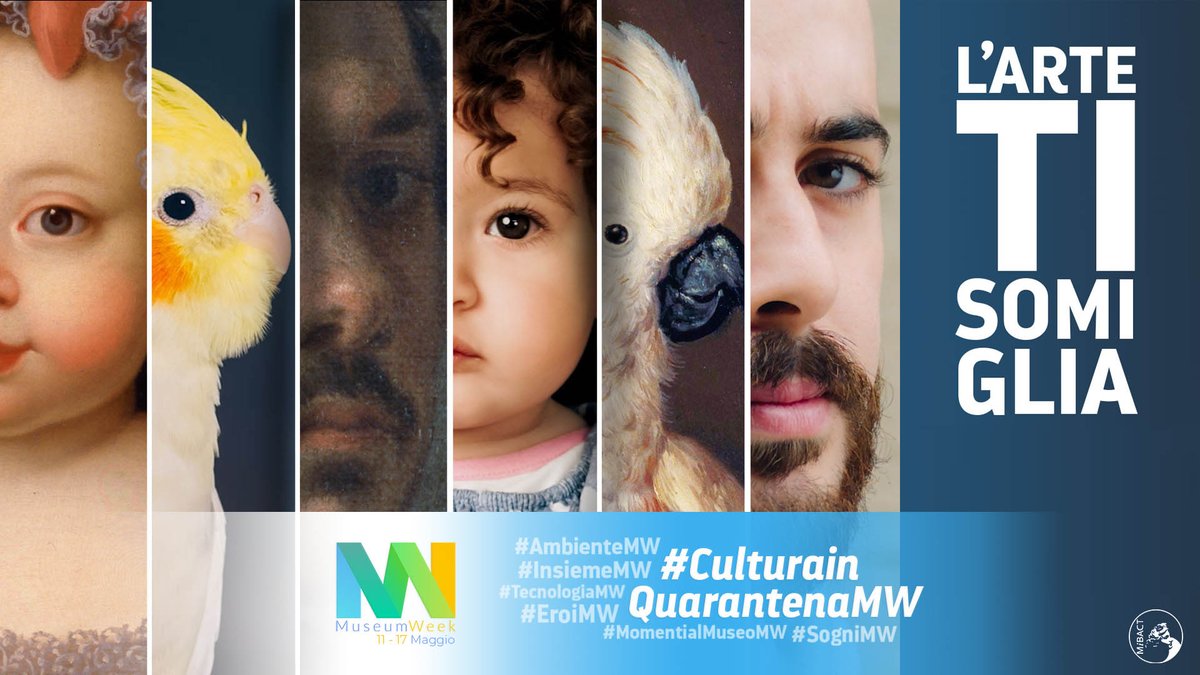 Oggi #CulturainQuarantenaMW x <a href="/MuseumWeek/">ᴍᴜsᴇᴜᴍᴡᴇᴇᴋ 🏛</a>: il rapporto con la cultura da casa? Sì può, con #lartetisomiglia! Visita il #GranVirtualTour e trova somiglianze tra opere d’arte e persone, la tua casa, amici a quattro zampe... e raccontale in uno scatto 🖼️ 📳 #MuseumWeek #Togetherness