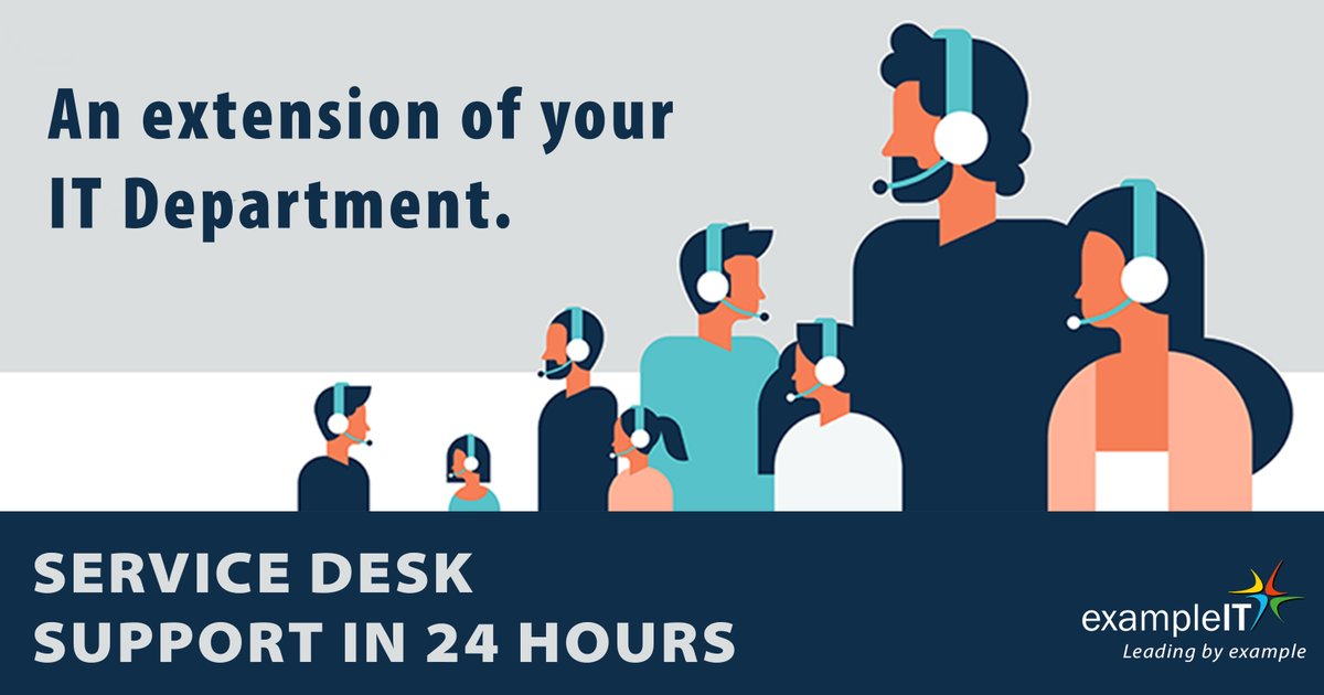 ExampleIT's tweet photo. With a low-cost entry point and set-up taking as little as 24 hours, we'll come to the rescue when your team need it most. Contact us today to get you started.
https://t.co/E810094aGz
#exampleit #leadingbyexample #servicedesk #itsupport #itindustry #businesssupport https://t.co/MhofnpcsJs