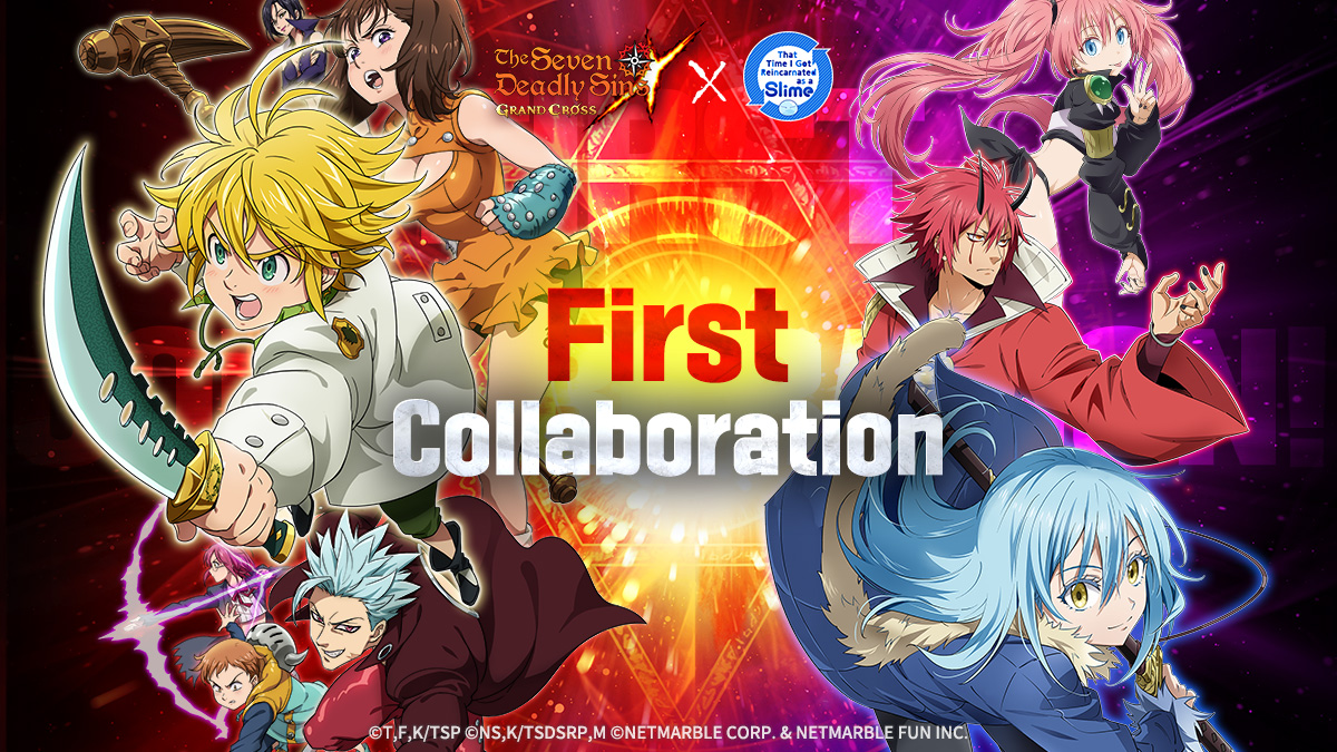 The Seven Deadly Sins Grand Cross On Twitter We Re Pleased To Announce The Arrival Of Our First Collaboration The Seven Deadly Sins Grand Cross X That Time I Got Reincarnated As A Slime