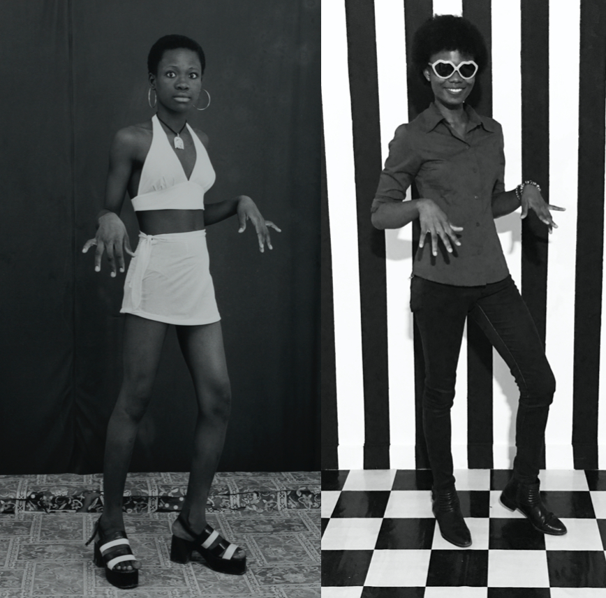 FondationZinsou's tweet photo. Bravo au public de l’#exposition #MalickSidibé d'avoir su reproduire l’ambiance du studio de l’artiste à la perfection ! Ca vous inspire ? Montrez-nous !
#FondationZinsou #Fidjrosse #Cotonou
#CultureInQuarantineMW #MuseumWeek #tussenkunstenquarantaine https://t.co/V2LfpMC7cX