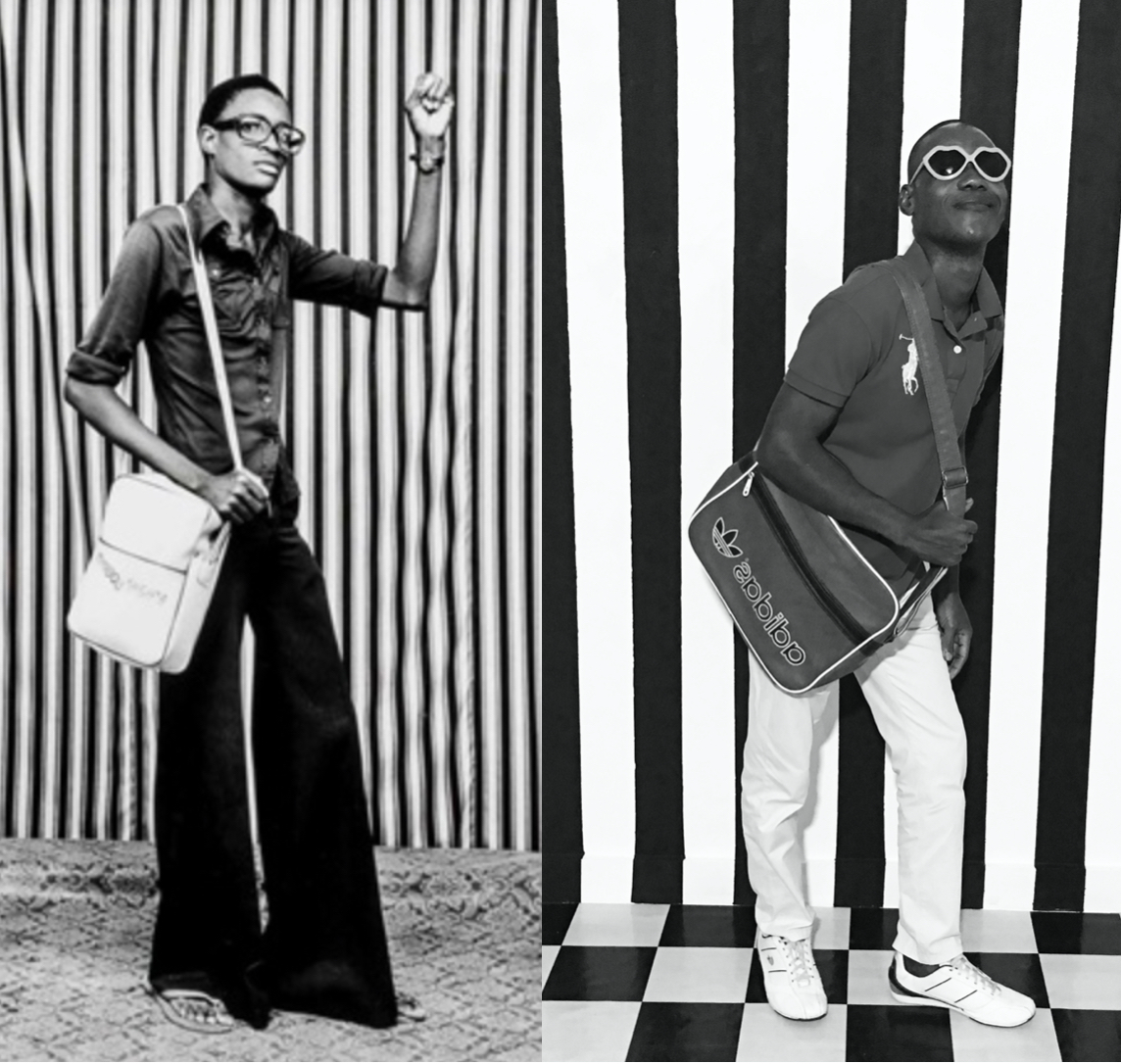 FondationZinsou's tweet photo. Bravo au public de l’#exposition #MalickSidibé d'avoir su reproduire l’ambiance du studio de l’artiste à la perfection ! Ca vous inspire ? Montrez-nous !
#FondationZinsou #Fidjrosse #Cotonou
#CultureInQuarantineMW #MuseumWeek #tussenkunstenquarantaine https://t.co/V2LfpMC7cX