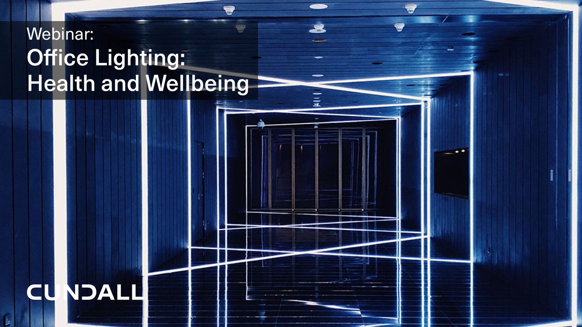 Cundall_Global's tweet photo. The final webinar in this series is Office Lighting: Health and Wellbeing presented by @APBissell #Light4 this Wednesday. To find out more about how lighting design can improve the health and wellbeing of staff in the office and to register click here https://t.co/tFnXtZ4dx6 https://t.co/dlCnqKcXnZ