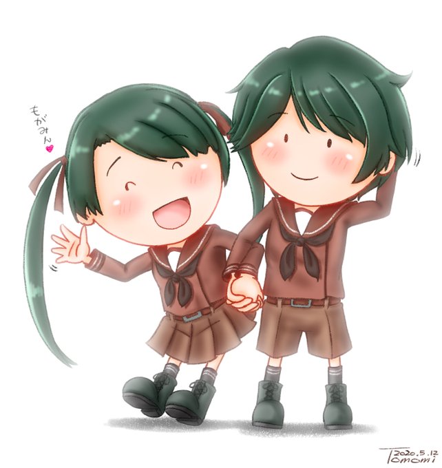 もがみんとくまりんこは仲良しだなぁ(*'ω`*)
(ファミ通の表紙が良かったもので…)
#最上 #三隈
#艦これ7周年 #第七戦隊 