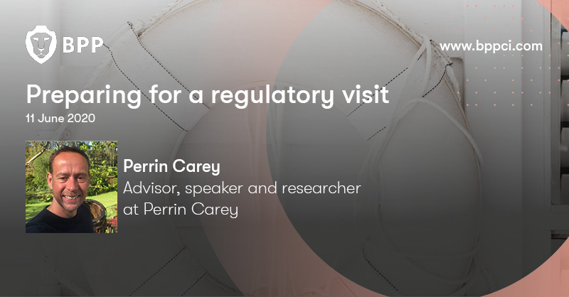 A 1-hour seminar on ‘Preparing for a regulatory visit’ will be delivered by Perrin Carey, Advisor, Speaker and Researcher. Find out more online: bppci.com/courses/course… #regulation #guernseyci #onlineevent