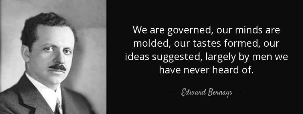 Seems like time & time again, cutting edge technology is deployed by intelligence in order to further their control on the media for propaganda.Speaking of new tech monopolies & propaganda, guess who founded/was first CEO ofNetflixFather of Propaganda Bernay's great-nephew