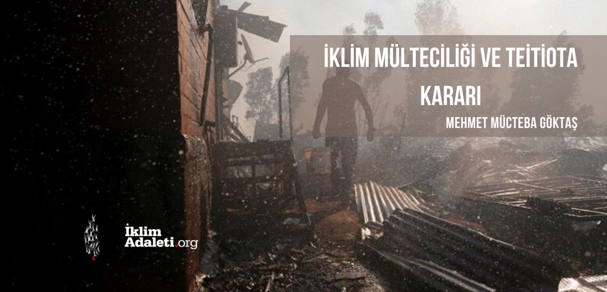 İklim krizi yerel toplulukların yaşamlarını tehdit ediyor.İklim Mültecilerinin kalıcı koruma altına alınması için  yeni bir uluslararası sözleşme yapılmalı ya da 1951 Cenevre Konvansiyonuna ek bir protokol getirilmelidir.

iklimadaleti.org/2020/05/12/ikl…