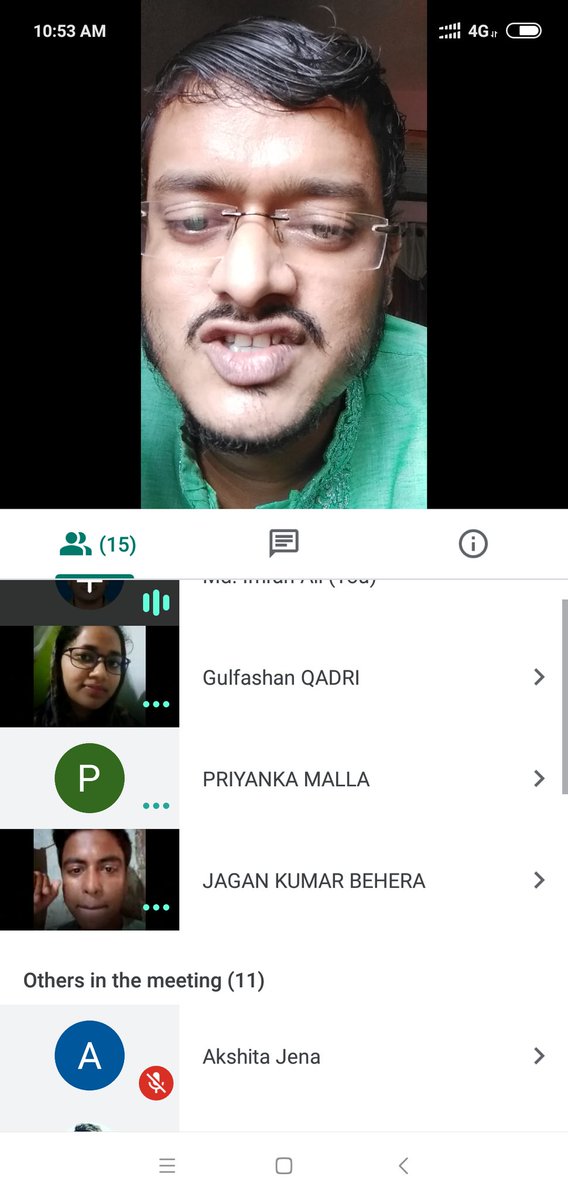 warriorimran's tweet photo. Nothing can stop if someone is determined for teaching. Today while taking online class of MSW students. Happy to see the effective participation of the students. #BJB #MSW #LockdownClass #Preparation4Exam https://t.co/Vzii9Vu67M