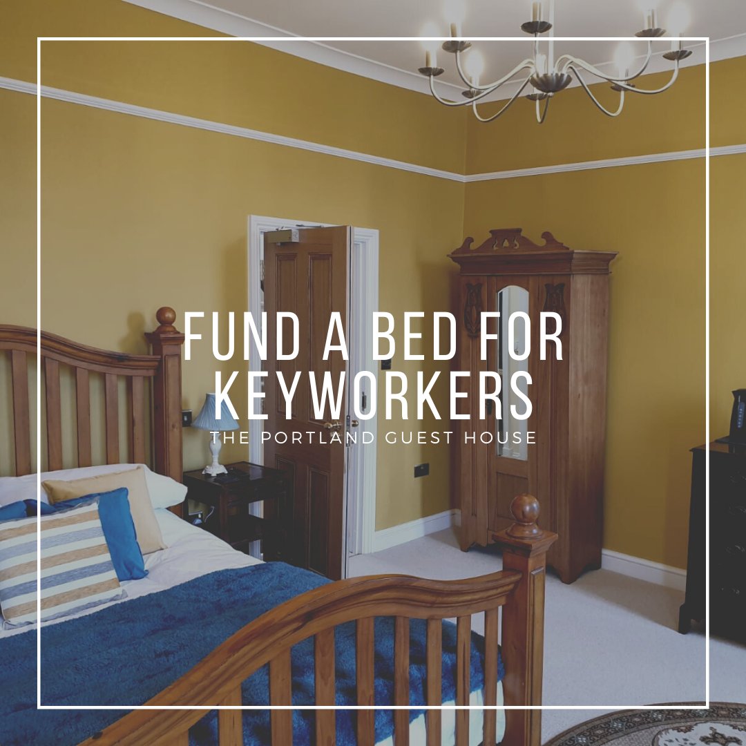 So far <a href="/portlandchelt/">The Portland Guest House</a> has donated more than 170 free nights to #NHSheroes and #keyworkers but now we need your help:  help us fund a bed for #NHS staff and other #keyworkers 
Simply follow this link: cafdonate.cafonline.org/2014#!/Donatio… 
Then donate what you can! 

#Covid19UK #charitytuesday