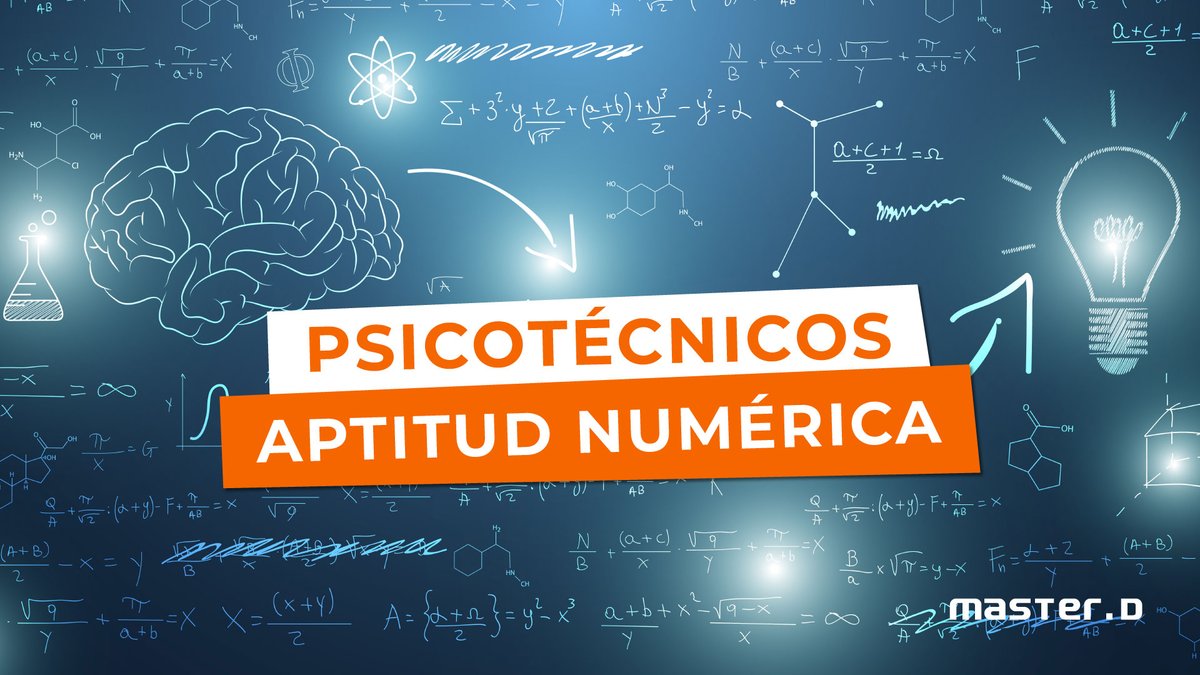 SandraJimenezTV's tweet photo. A través de los psicotécnicos, las personas que te van a examinar van a evaluar el manejo que tienes de los números, de las operaciones básicas y tu rapidez numérica. 
Nuestras próximas clases aquí: 👇👇👇
https://t.co/8T22lPjDtt
#FormaciónenAbierto #Psicotécnicos @masterd https://t.co/t15ZJtz8bL
