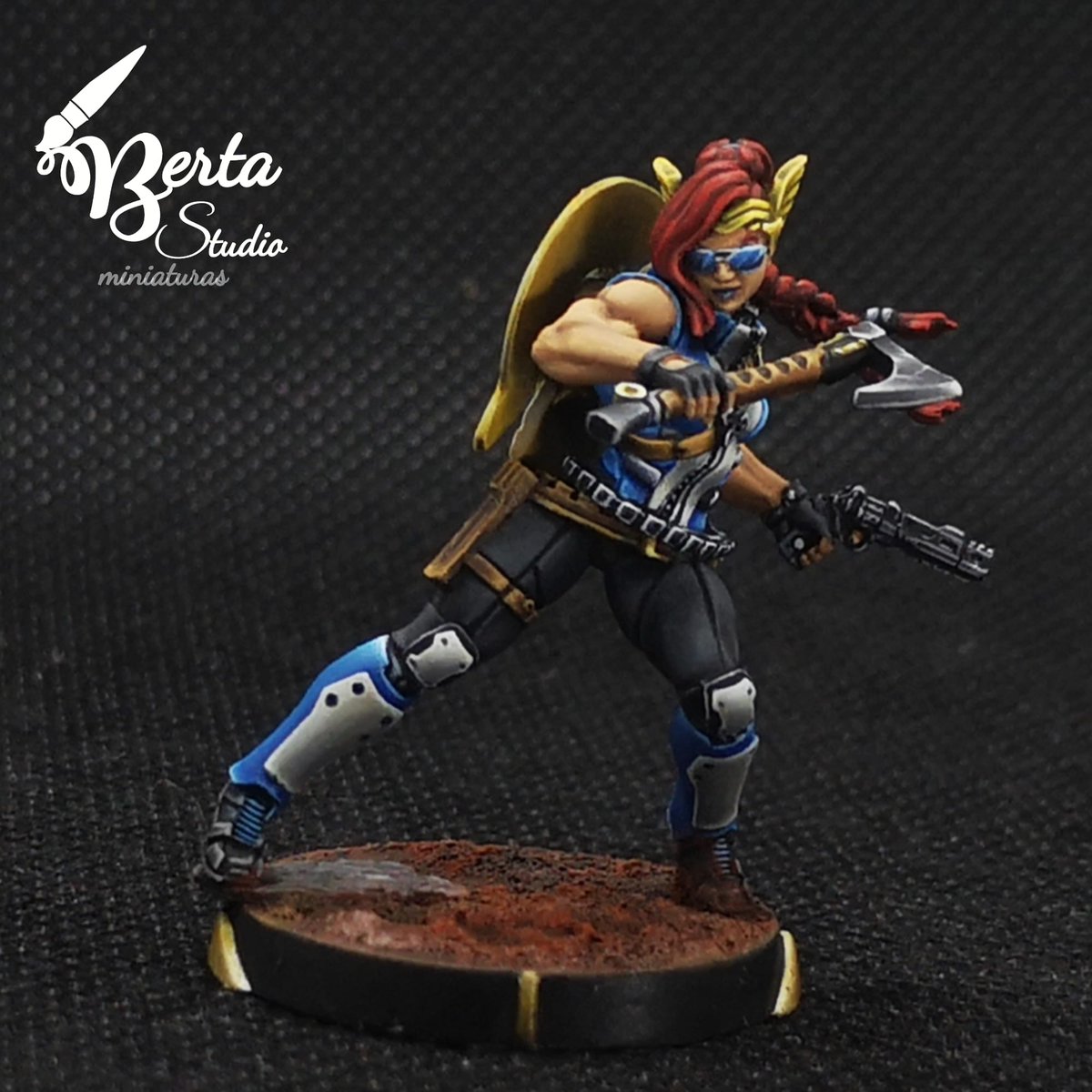 ZlavinWarcor's tweet photo. Otra vez Valkyrie. Lista para saltar al Hexadome o para ir a la batalla, lo que haga falta! @AristeiaTheGame @InfinityTheGame https://t.co/KgTfgwbcdj