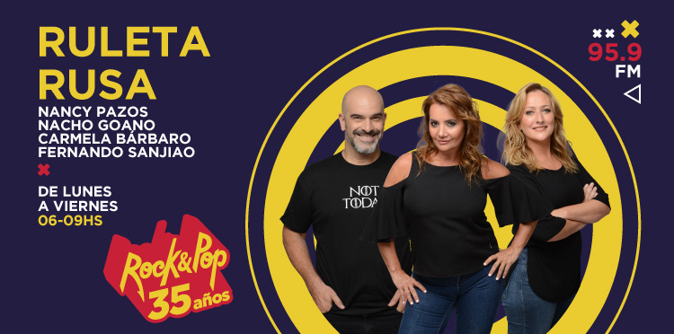 Si salís, tapate la boca, tapate la nariz  peo abrí los oídos porque tenemos mucho pero mucho para vos... aguante el rock

📻 #RuletaRusa con <a href="/NANCYPAZOS/">NANCYPAZOS</a> X 🎸 <a href="/fmrockandpop/">Rock & Pop</a> 📱1170820959 
<a href="/carmelabarbaro/">Carmela Barbaro 💚</a> <a href="/nachogoano/">Nacho Goano</a>
#YoMeQuedoEnCasa