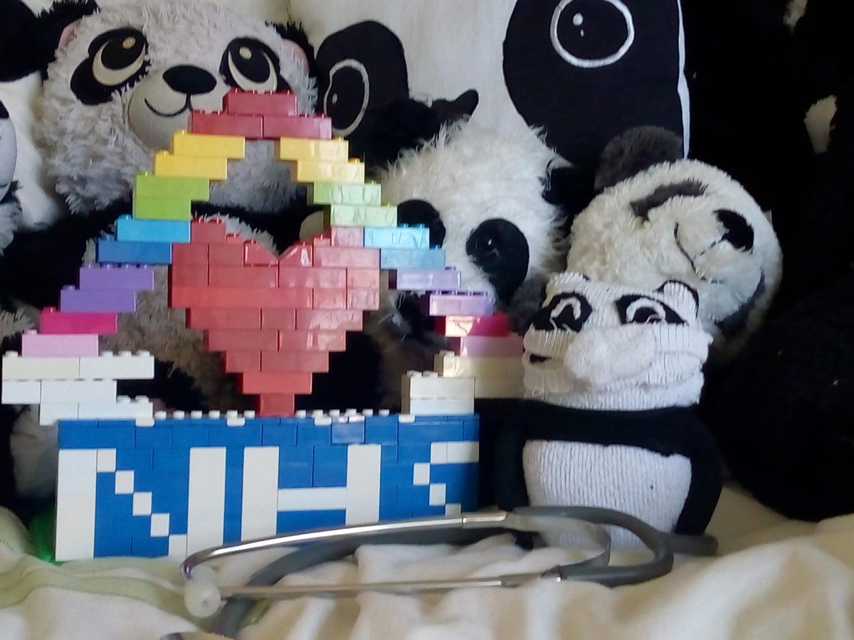 Even pandas need protection during a 'pandademic' 😷😷😷(created by Francesca) #thankyouNHS #staysafe #stayalert 🥴 #facemasks