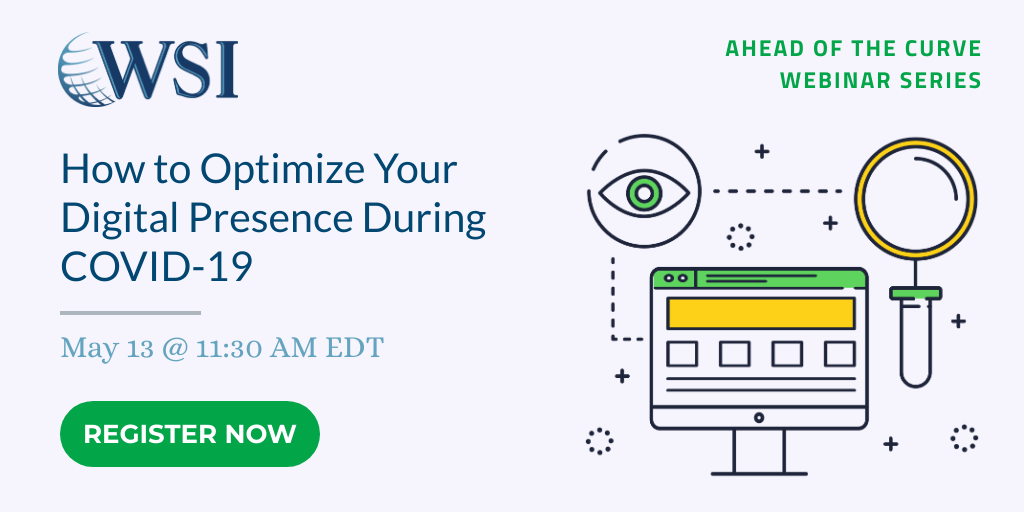 Paul__Maris's tweet photo. WEBINAR: "How to Optimize Your Digital Presence During COVID-19" 13 mei om 17:30. Registreer via deze link: https://t.co/USBJyHaV6w https://t.co/wtd0UCE9xf