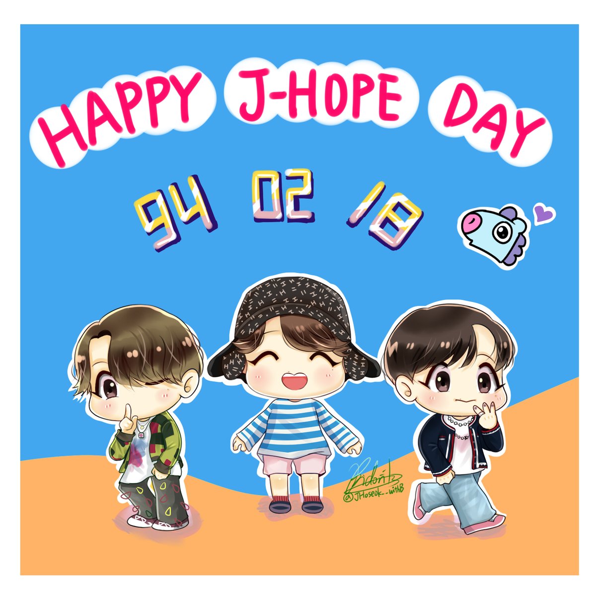 mrgbking's tweet photo. That's My EGO ~~ 🎵🎵🎶🎶🎉🎉🎉
#100dayswithEGO 
#제이홉 #Jhope #정호석 
#EgoByJhope 
#btsfanart https://t.co/odib6hbg5i