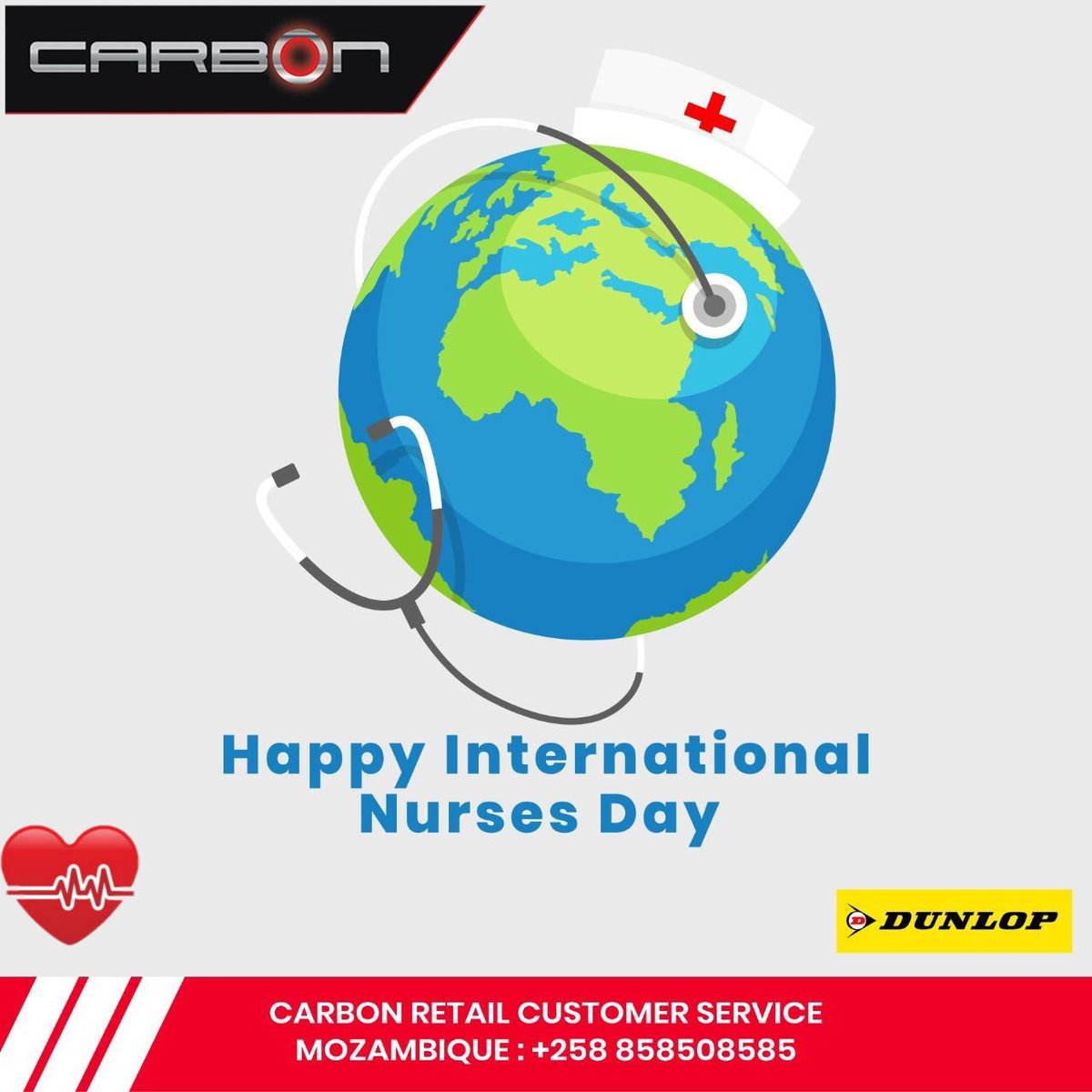 DUNLOPMOZAMBIQ1's tweet photo. Save one life, you are a hero. Save one hundred lives, you are a Nurse💙  Happy International Nurses day to the dedicated individuals who make a positive difference everyday, everywhere. #CarbonRetail #DunlopMozambique https://t.co/nVaJlxiare
