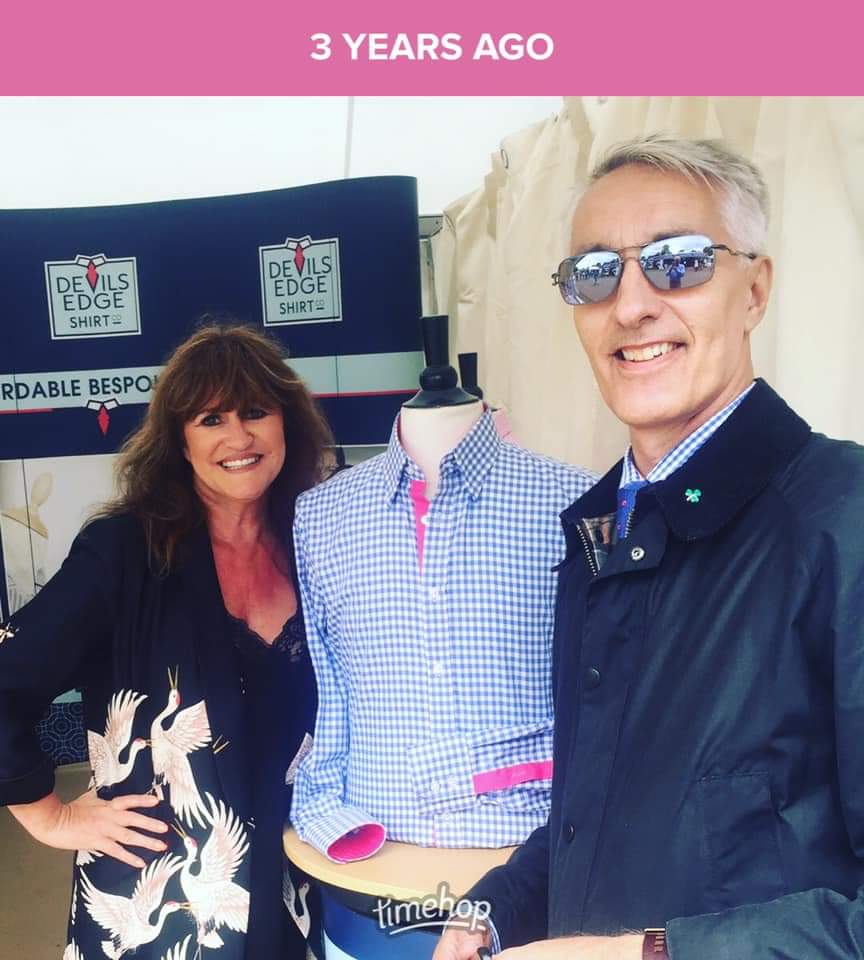 Edgillwhl's tweet image. Happy memories @windsorhorse ordering some fabulous shirts from Aisling from @Devils_Edge  
Always a good event to attend .
