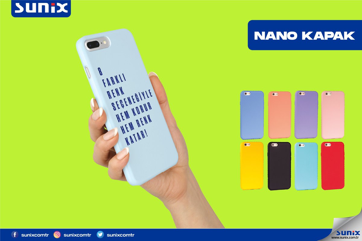 Nano Kapak. Telefonun daha renkli daha güvenli.
#ceptelefonu