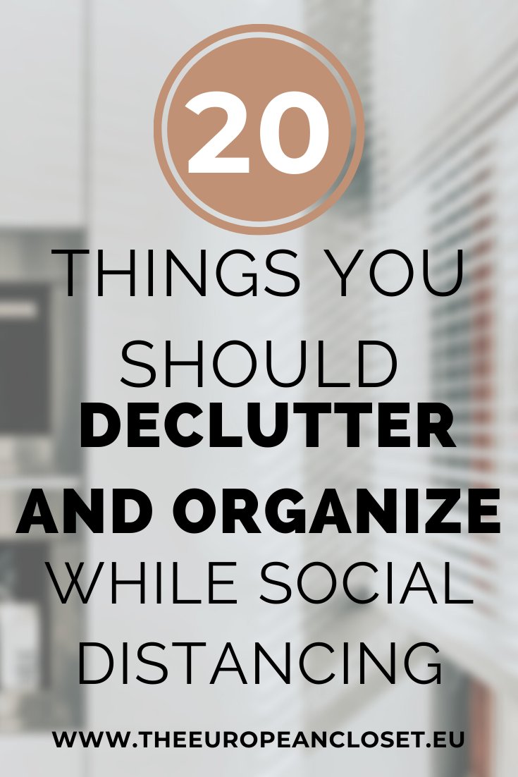 20 Things You Should Declutter And Organize While Social Distancing  bit.ly/2we6NjV #bloggerssparkle
#thebloggershub
@BloggingBabesRT
@ukblogrt