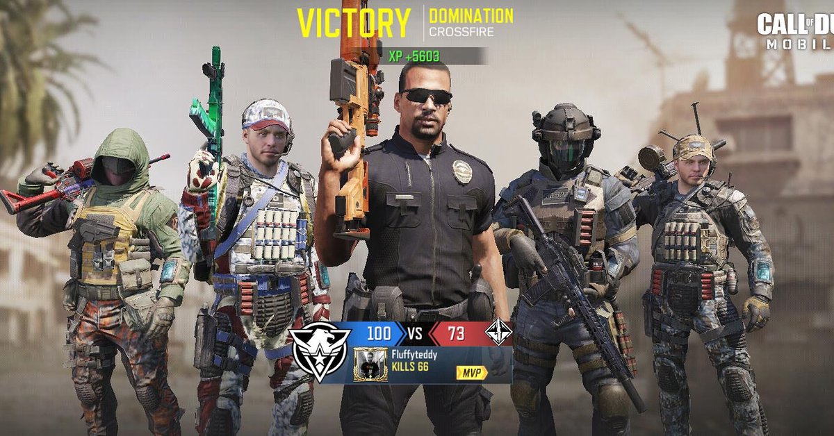 iamFluffyteddy's tweet photo. 66 kills domination!
@callofdutymobile @CODMobileIN
#codmgameplay #codmobile #domination #fluffyteddy #callofdutymemes #asusrogphone2 #callofdutymobilegameplay #callofdutymobileindia #codmindia #teamdeathmatch #firingrange #mobile #codm #ferg #gamer #gamerlife https://t.co/iCfGu68clG