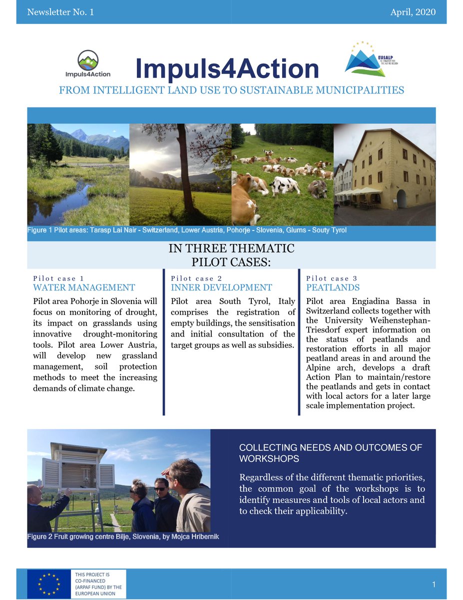 KGZMB's tweet photo. Check our 1st #newsletter for #ARPAF project #Impuls4Action, @_Eusalp 
❗️MIDTERM WORKSHOP WEBINAR on JUNE 5th 2020❗️
#project #alpine #nature #soilprotection #sustainable 
@fondazionemach
@Umwelt_AT
 @unimontagna https://t.co/gNHe3fFouQ