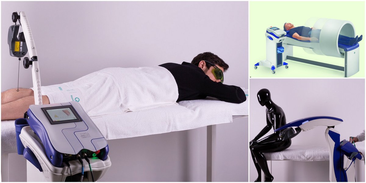 Physiotherapy &amp; Social Distance⁉️
ASA Therapeutic Solutions are, once again, one step ahead: 
Mphi5, M6 robotized #lasertherapy system and ASA #magnetotherapy devices are OPERATOR FREE: once the parameter are set, the therapist only needs to supervise, at distance, the treatment.