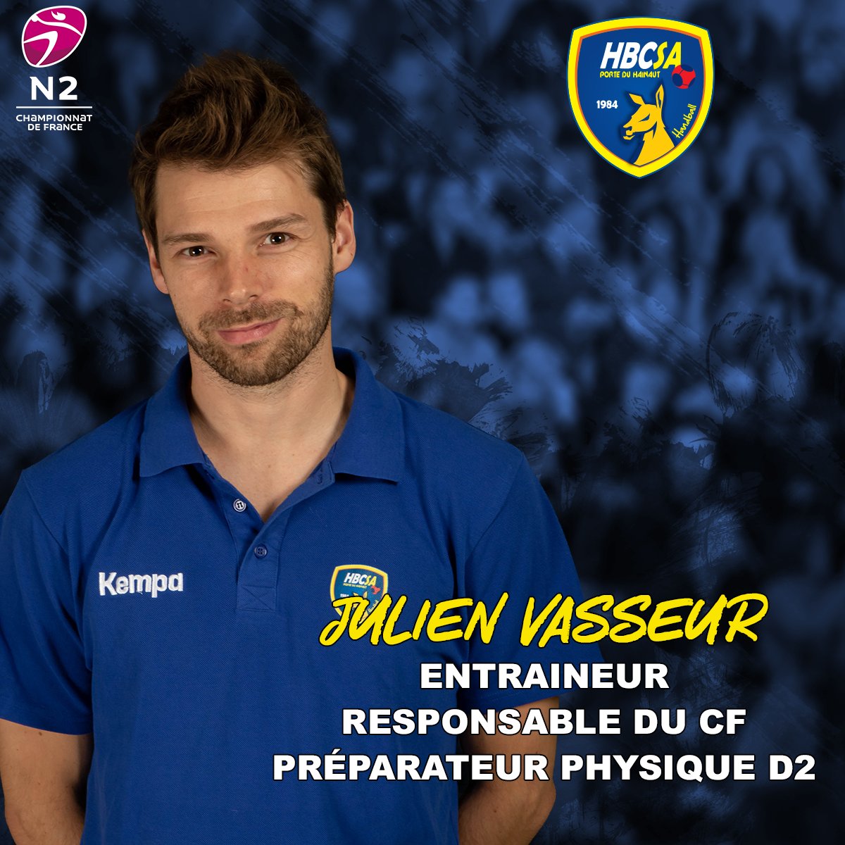 SaintAmandHand's tweet photo. 🎂 #ANNIVERSAIRE 🎂
Le #SaintAmandHand souhaite un bon et joyeux anniversaire à Julien VASSEUR, responsable du Centre de formation, préparateur physique de la #D2F et entraîneur de la #N2F 🤾♀️
#HappyBirthday https://t.co/k1KlgpuyES