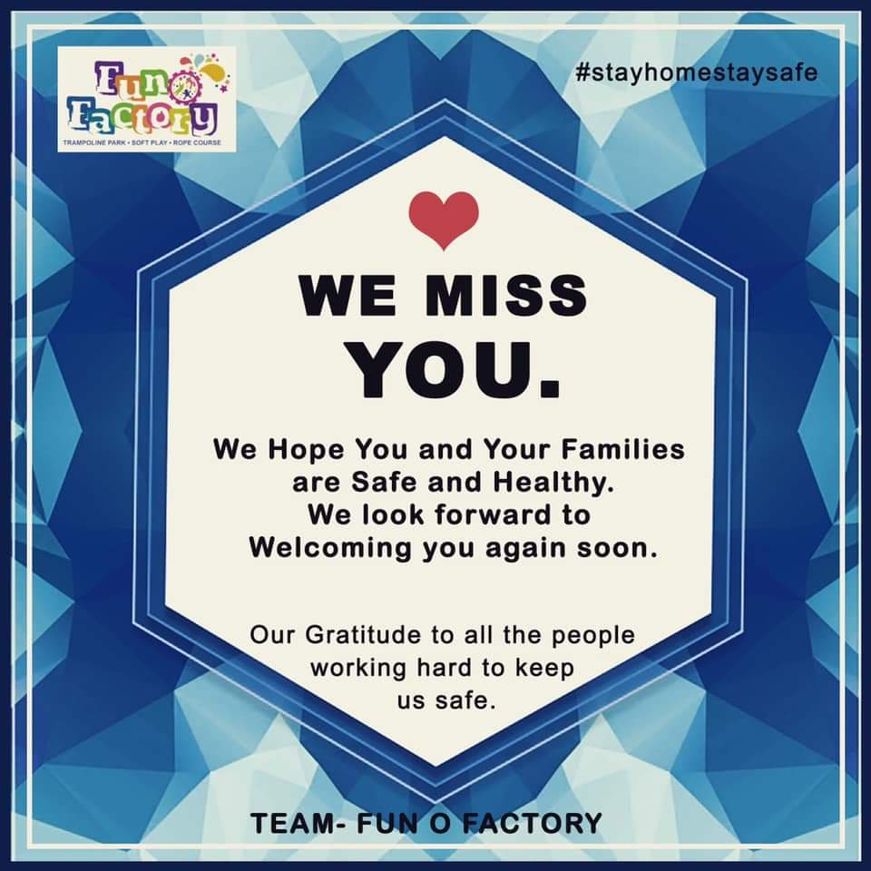 FunOFactory's tweet image. This is one of those times where it’s difficult to even know what to write.
We wanted to share our message of thanks and pride in our communities efforts.
Our gratitude to all those who are working  for our SAFTEY
We will get through this together.
#StayHomeStaySafe #funofactory
