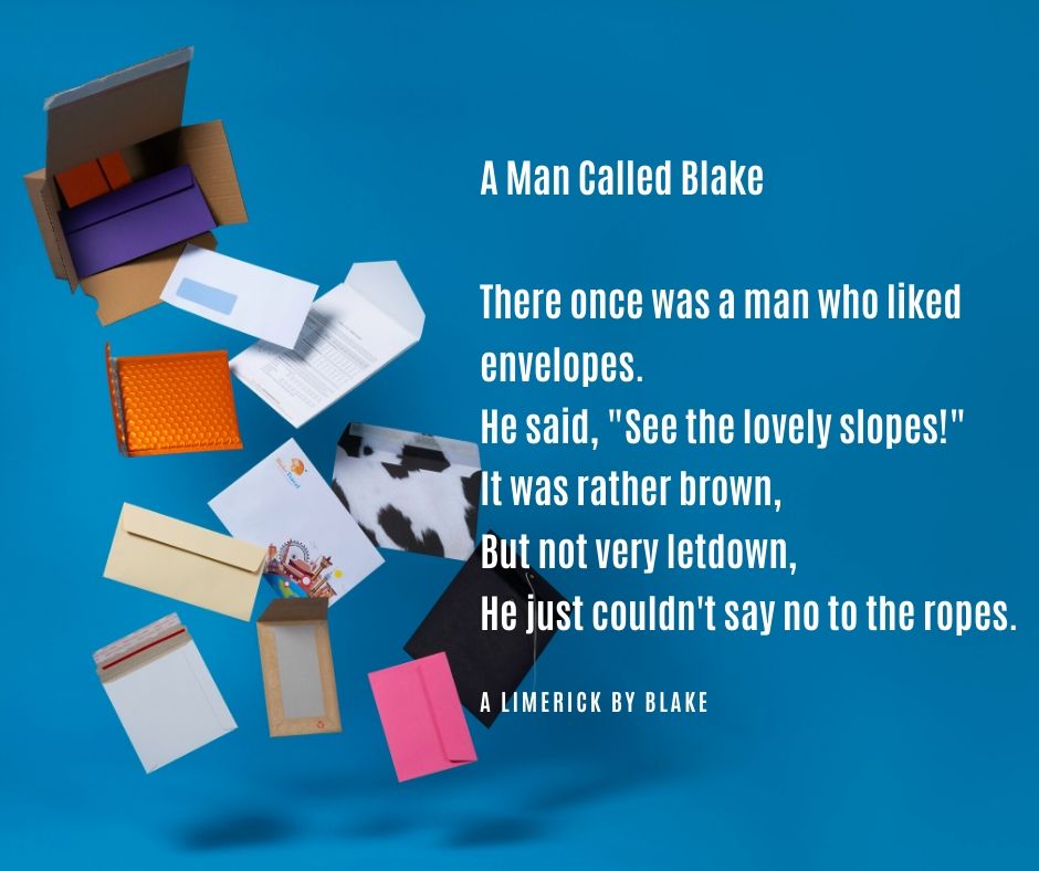 Blake Envelopes & Packaging Twitter: "It's #Limerickday and we just couldn't resist!😆🖊️ How do like our attempt? We had lots of fun. 😉 Why not the generator and