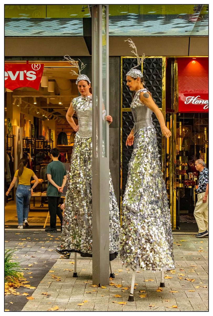 subatomic012's tweet photo. A pair of stilt walkers having a rest on Murray Street Mall Perth WA.
©️ S. Muston Photography
#street #streetphotography #portrait #perth #westernaustralia #murraystreetmall #stilts #stiltwalker #streetscene #photography #stiltwalkers #streetphotograph #streetportrait https://t.co/aPXi5yR0TM