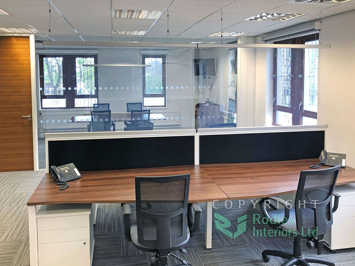 rodleyinteriors's tweet photo. Our cough screens have some remarkable properties and advantages. They are extremely light weight, odourless, flame retardant and self-extinguishing. They give optimum protection over dust, dirt and viruses and without compromising sound or visibility. #coughscreen #sneezescreen https://t.co/7GgfjbOoql