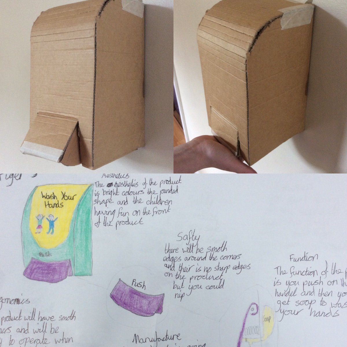 TechnologyWcb's tweet photo. Year 10 models. Once the designs had been completed pupils were asked to create a model to show their designs. We were sent some excellent models and you scan see some below. Well done Year 10 #TD #topqualitywork #productdesignprocess @Wellington_BT7 https://t.co/hGnZq6vVGJ