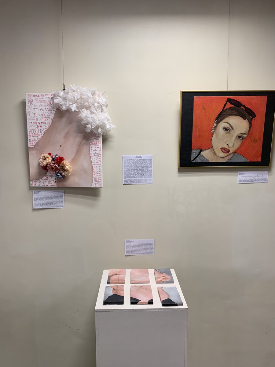 dcampre's tweet photo. Come check out the individual IB Art exhibitions on the 5th floor NW 👏 #TISMacao #TISarts https://t.co/6AuNk6Txer