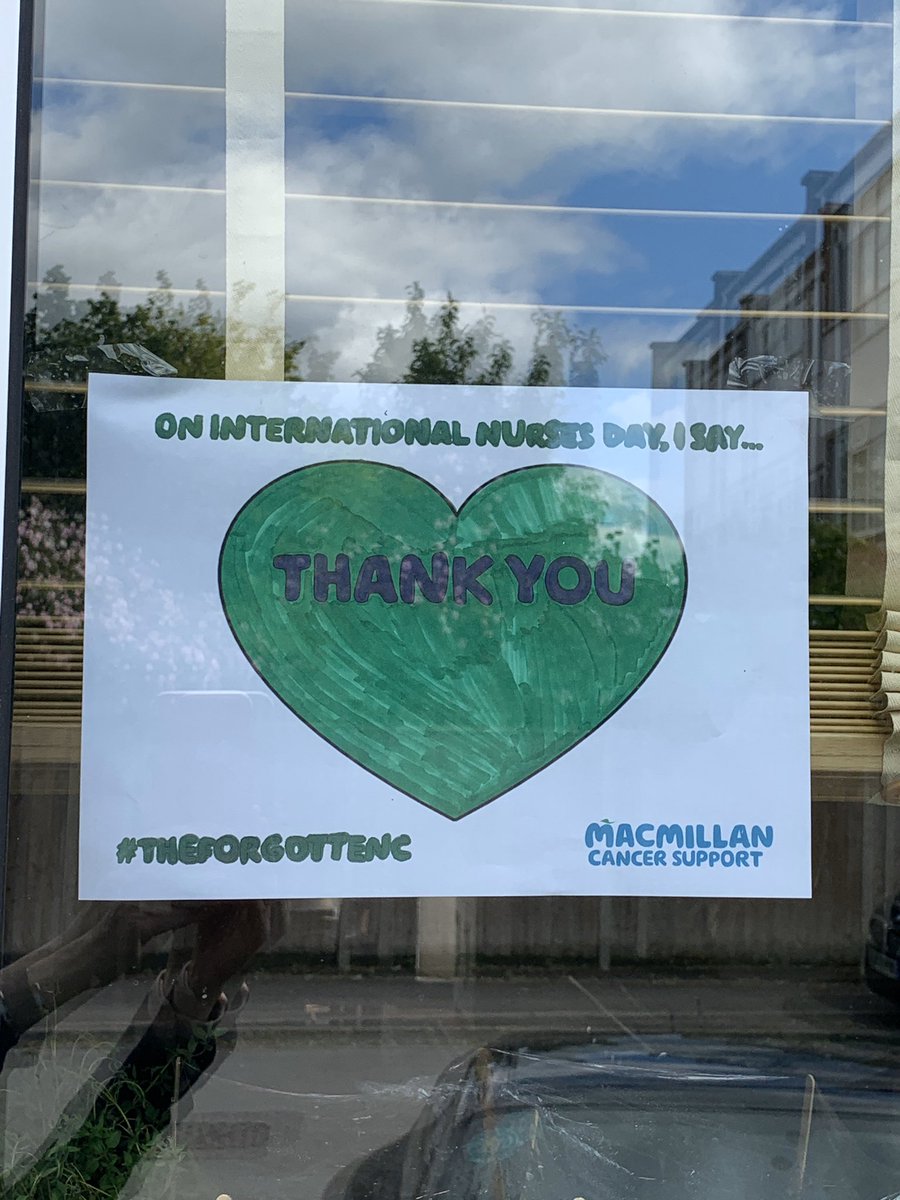 On international nurses day I say Thank you #TheForgottenC @macmillancancer @MKHospital @BucksHealthcare @OUH_Nursing @kimbowles @crowe_maggie