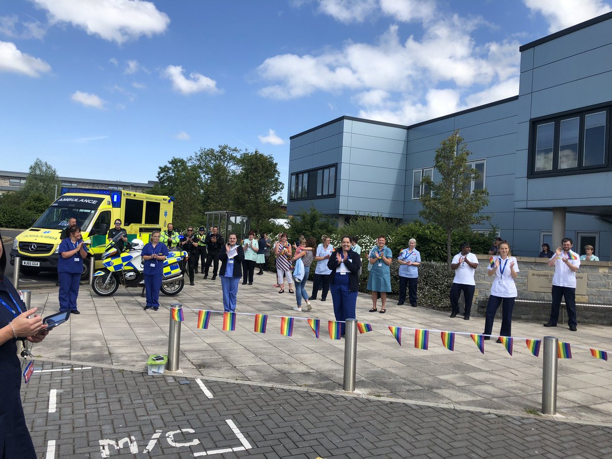 Celebrating International Nurse’s Day with colleagues at Bridgwater hospital. #fantasticsupport