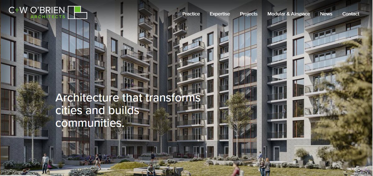 We are absolutely thrilled to launch the new and improved C+W O'Brien website! We have been working hard to deliver a website that captures our range of experience and expertise and are delighted to share it with you all this morning. 

cwoarchitects.ie