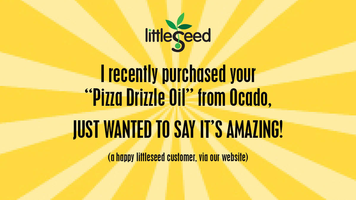 Littleseed_Oil's tweet photo. Glowing reviews like this, just make our day 💚
Have you tried Littleseed Pizza Drizzle Oil yet?
Available to order from @OcadoUK and @amazon
#rapeseedoil #littleseed #littleseedoil #happycustomers #feedback #customerfeedback #glowingreview #pizza #pizzaoil #pizzadrizzleoil https://t.co/Qb9TsFLb1y