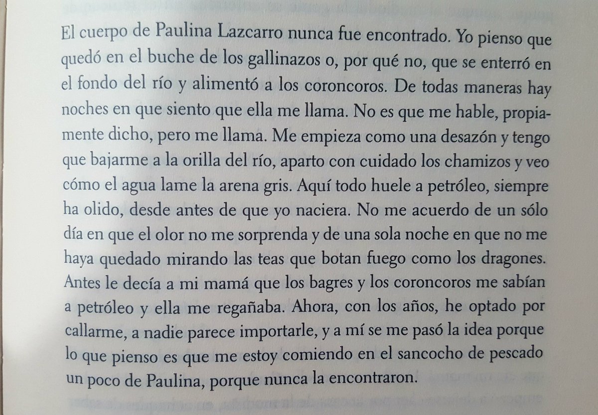 AdridelPilarR's tweet photo. He aquí el primer párrafo de En el brazo del río de Marbel Sandoval Ordoñez. Este delito atroz nos ha dejado una música y literatura impresionantes, pero más que nada, nos ha dejado corazones partidos. #SemanaDelDetenidoDesaparecido https://t.co/NhrYxncrc4
