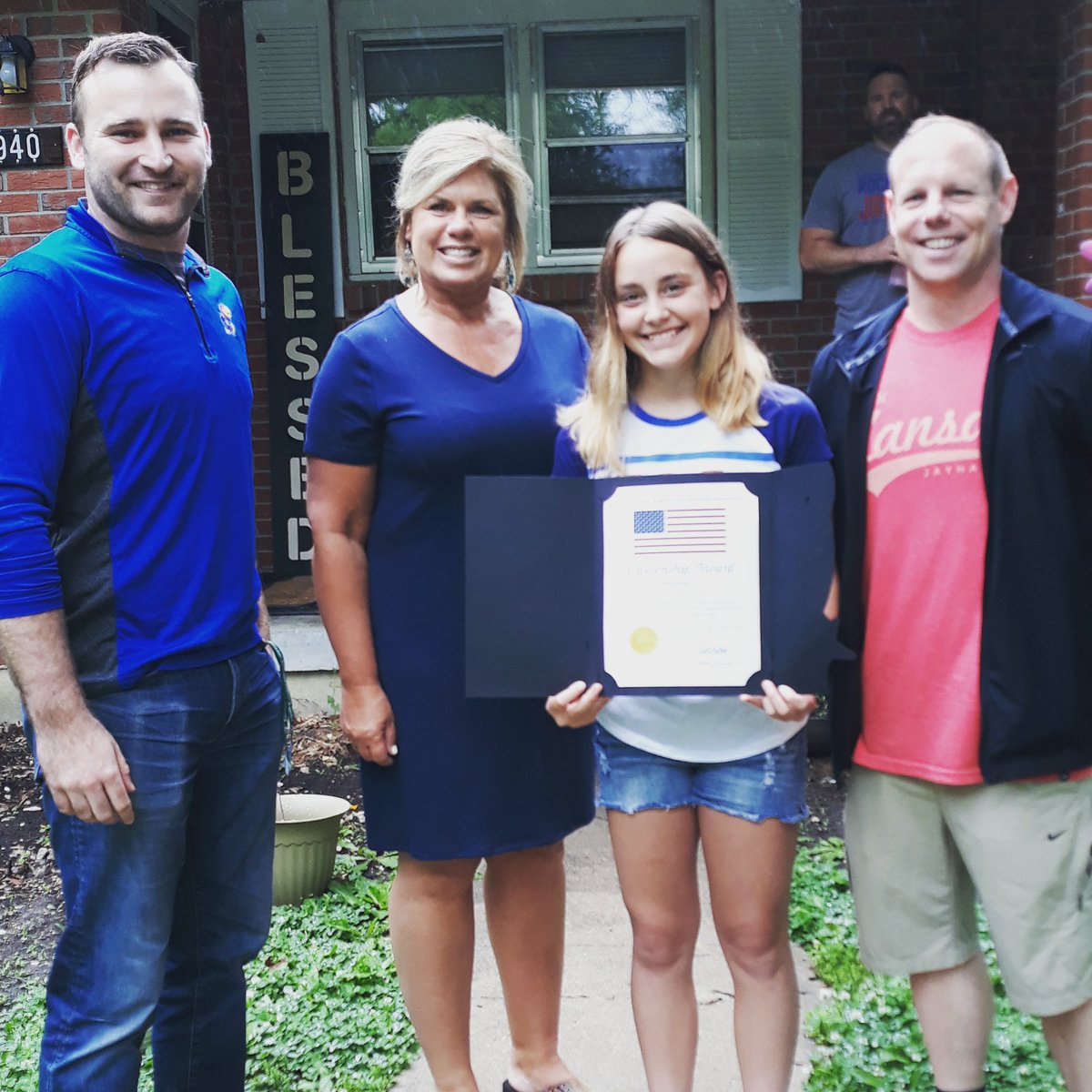 BLMSBOBCATS's tweet photo. Another fun day, as we got to recognize two of our top students today in an untraditional way! Congratulations to Brady VanDonge and Kennason Suchy for being named our 8th Grade Citizenship Award winners for 2019-20! #respectul #responsible #modelstudents https://t.co/QGeL70jaoh