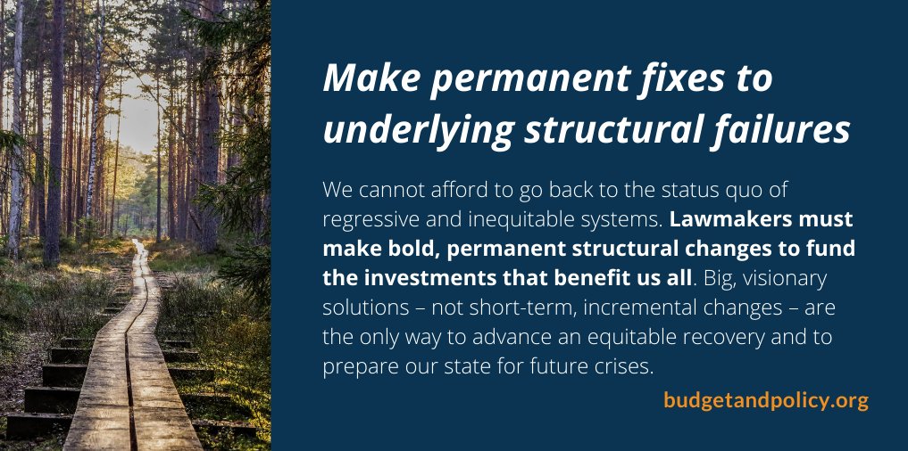 3) Make permanent fixes to underlying structural failures.  #COVID19 has elevated the fact that our state systems were designed to benefit certain groups while harming others even before the public health crisis began. Everyone deserves access to opportunity and prosperity.  #WaLeg