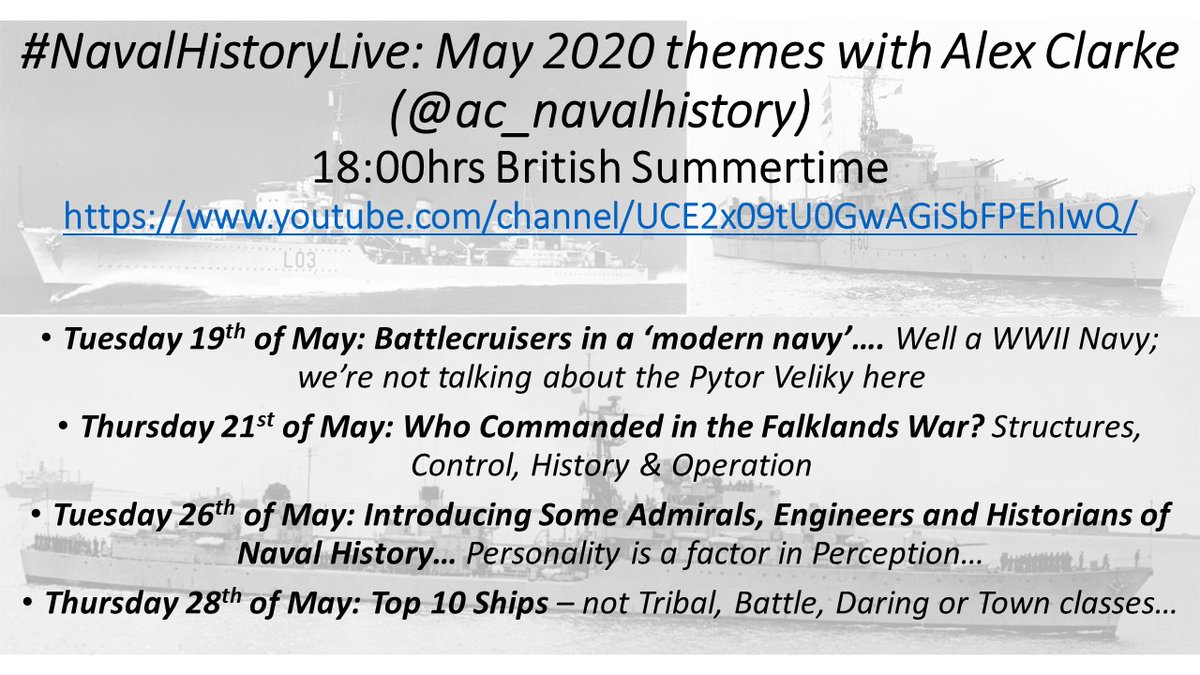 AC_NavalHistory's tweet photo. as suggested by @EngageStrategy1 #NavalHistoryLive Tomorrow is top 10 ship classes, exculding #TribalClass, #Battleclass, #DaringClass & #TownClass.... join at 18:00hrs to find out how I do https://t.co/i6GhZm4th8 #Naval #History #Fun (48) https://t.co/9f2XrywX5u