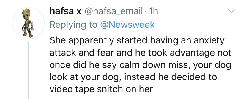Ok, we’re not doing this. Amy Cooper was NOT having a panic attack. I have panic disorder, and the level of dissociation you experience during panic attacks leaves you without the executive functions to, let’s say, CALL THE COPS. Stop using disability to excuse blatant racism.