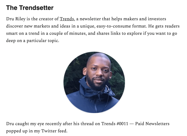 + Added a Thursday edition featuring Q&As and guest posts with really talented writers like  @DruRly  @ali_montag  @Jer_Diamond ( @Marc_it has a great one coming up on Worldconnectors Thursday). Readers get analysis from people who know their niches way better than I do.